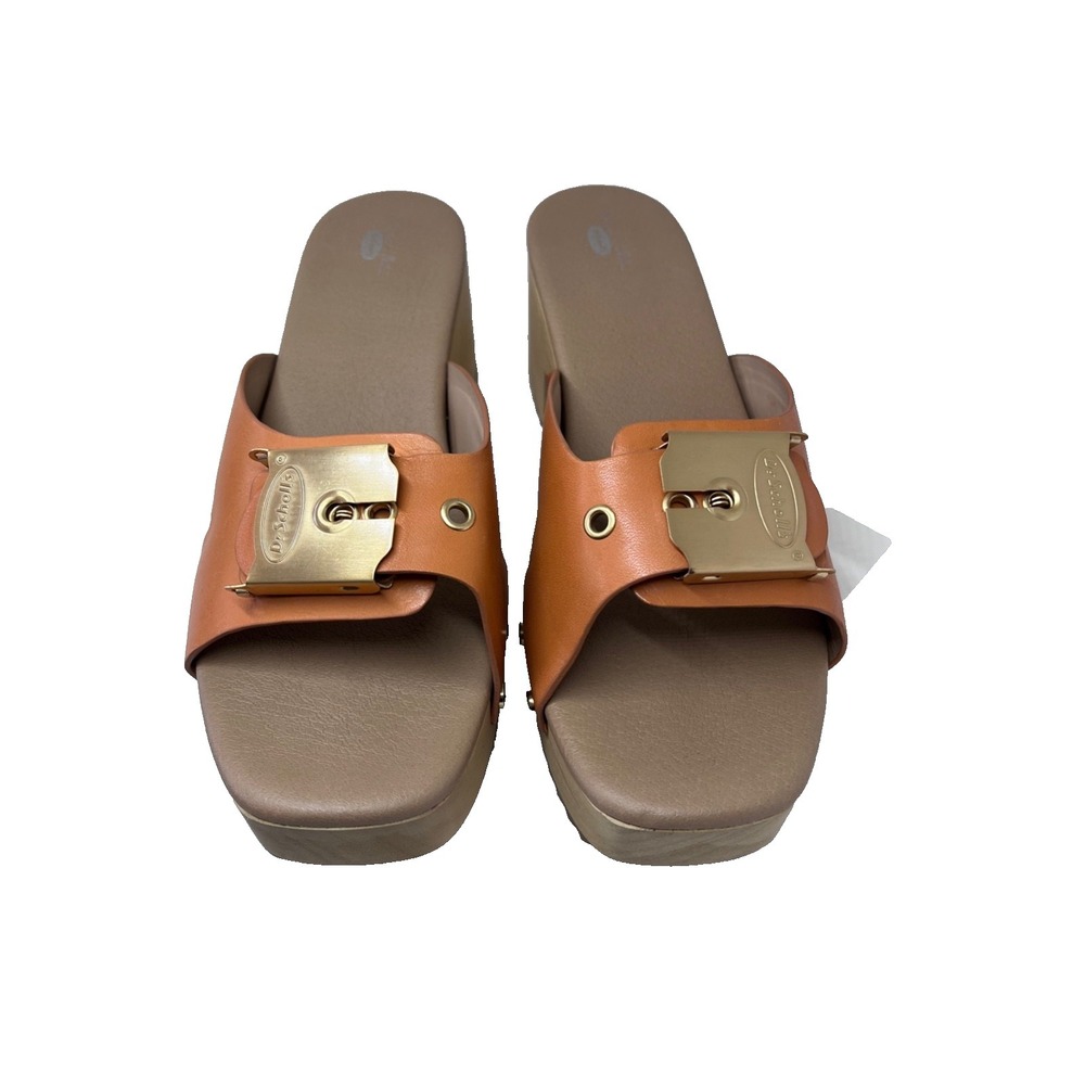 Dr. Scholl's Original Max Womens Wooden  Clogs & Mules Orange Size 11 NEW